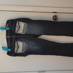 Bongo size 17 dark blue boot cut jean's .